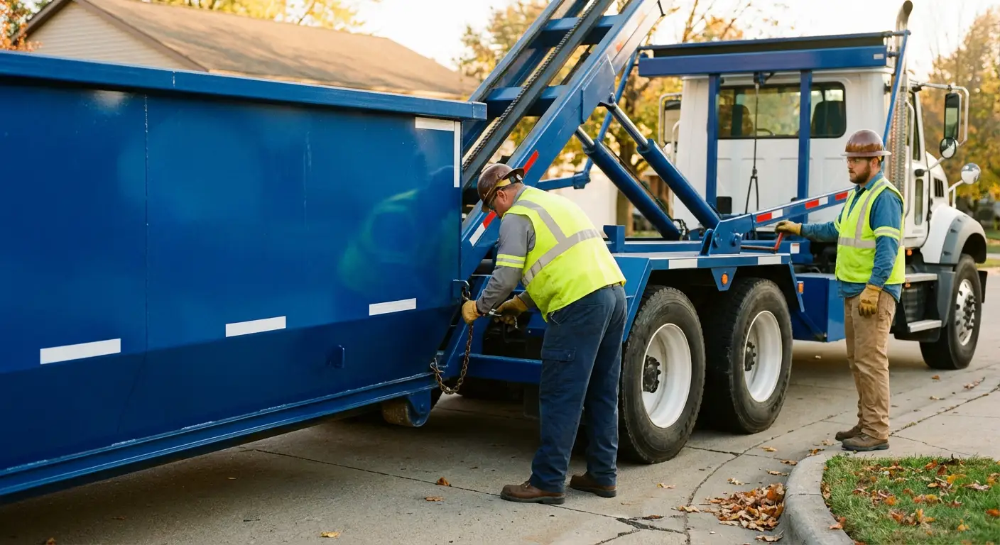 Dumpster delivery safety protocols in Los Angeles, CA