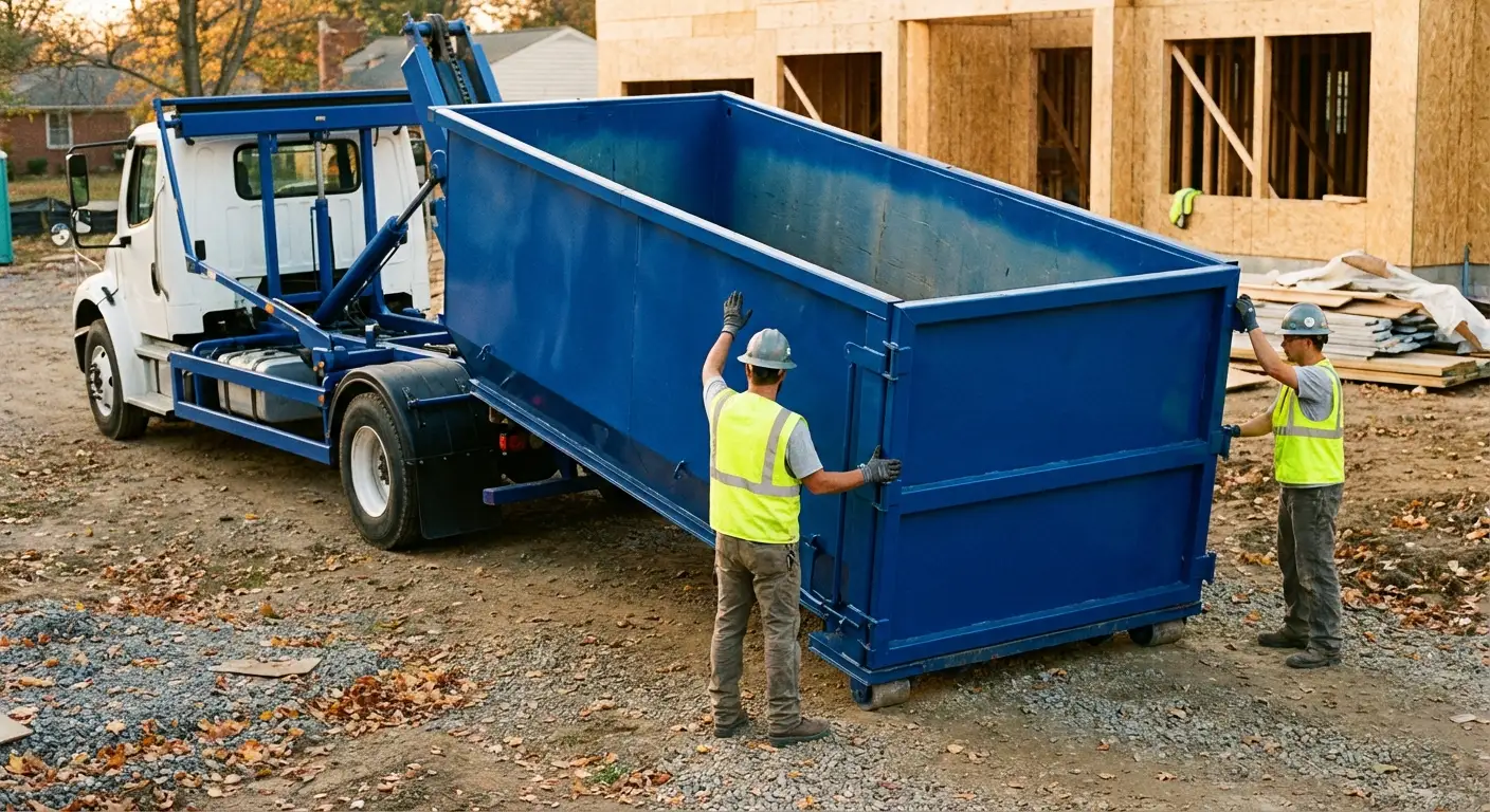 Construction dumpster delivery and waste management in Los Angeles, CA