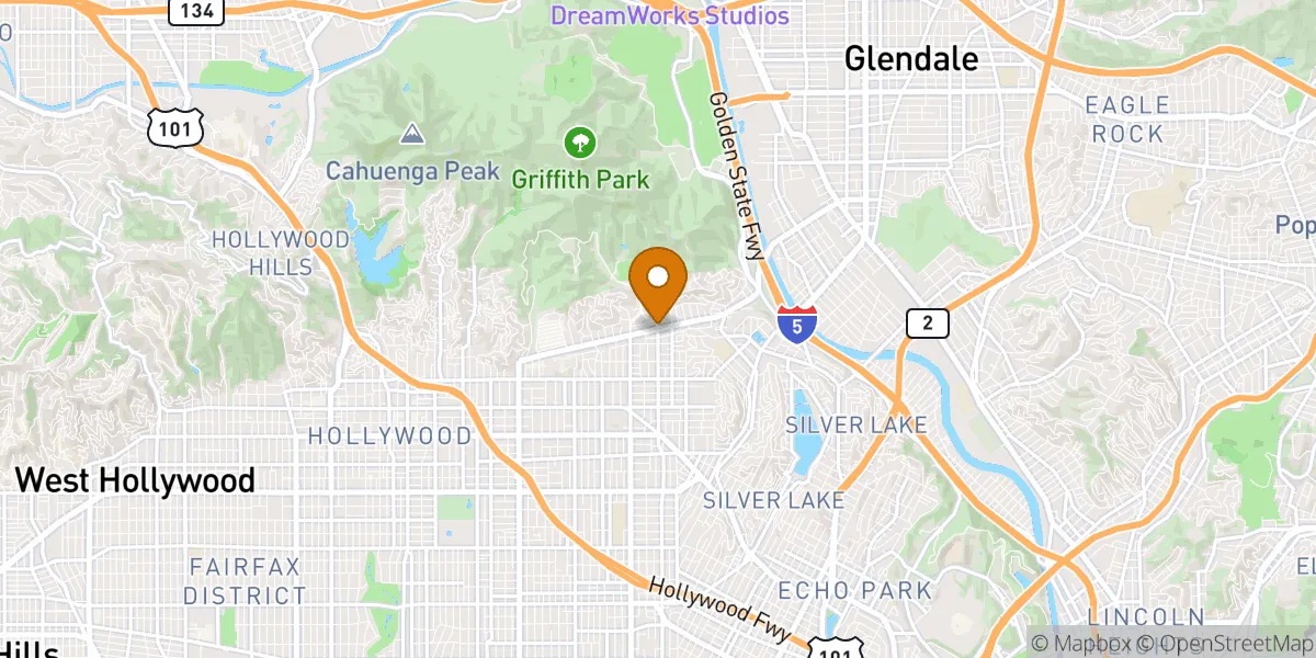  neighborhood map in Los Angeles, CA