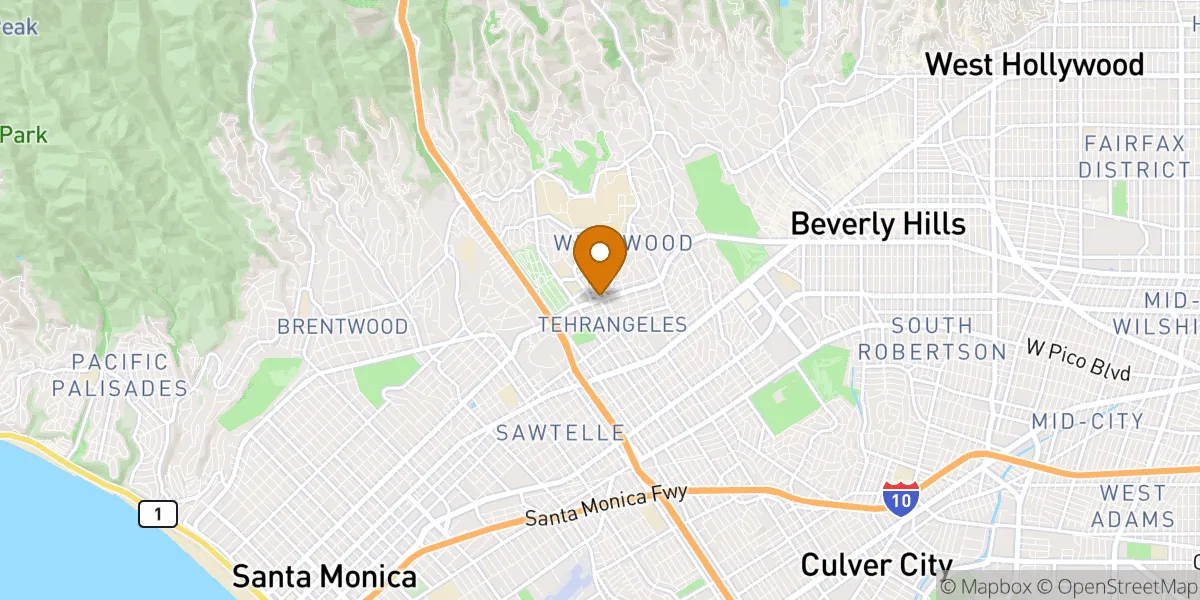  neighborhood map in Los Angeles, CA