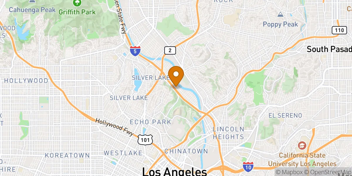 neighborhood map in Los Angeles, CA